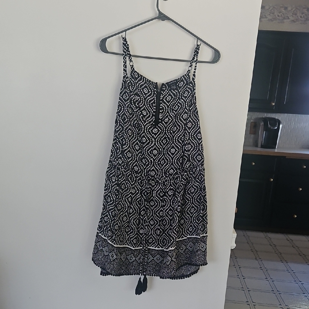 Torrid Black and White Geometric Mini Dress Or Tank Top?